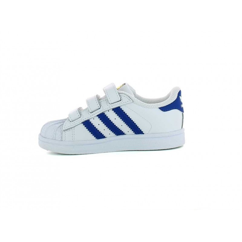 ADIDAS SUPERSTAR - BLANC-BLEU CHAUSSURES ENFANTS NEUF | eBay ADIDAS-SUPERSTAR-BLANC-BLEU-CHAUSSURES-ENFANTS-NEUF