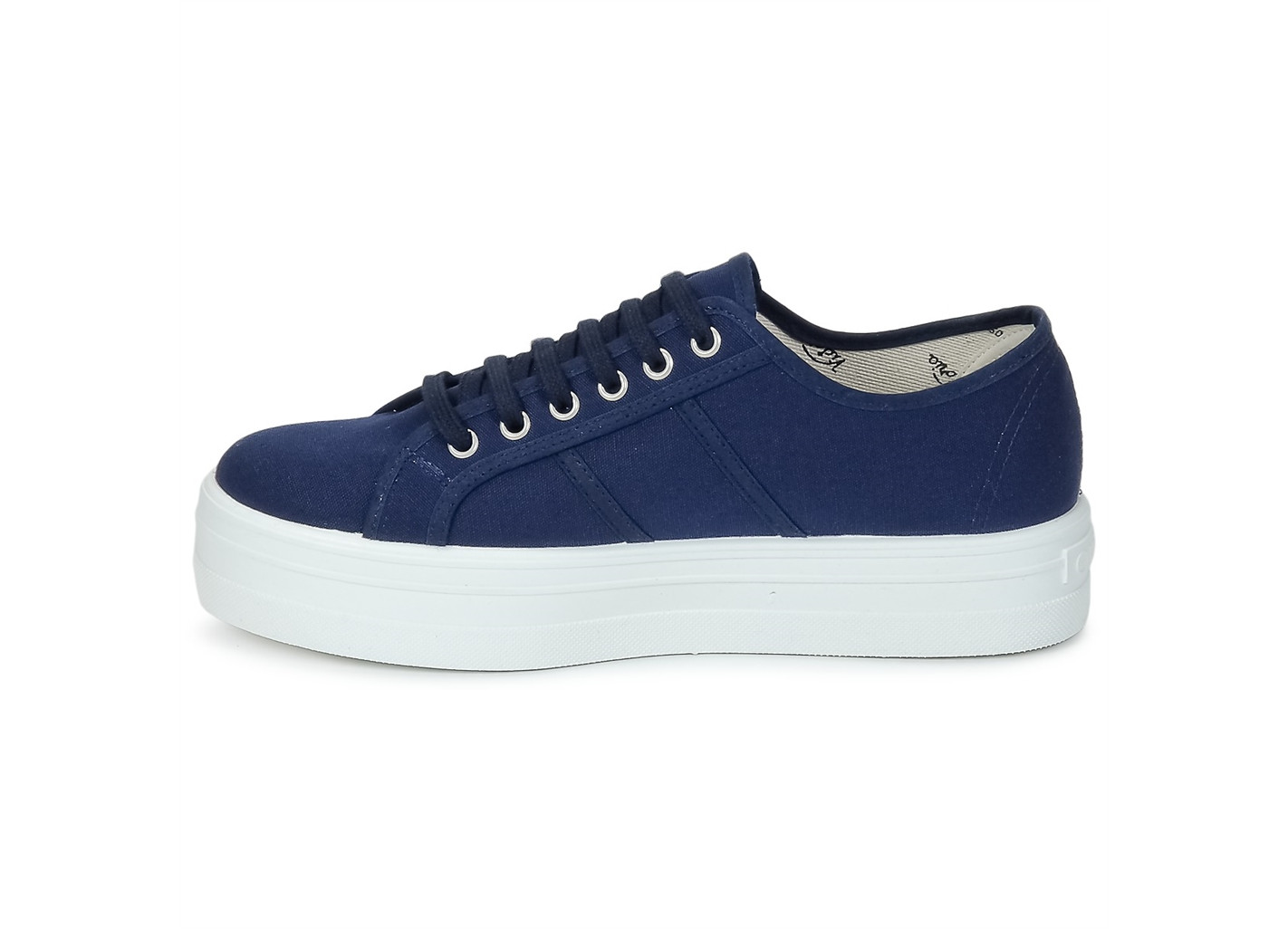 victoria tennis en toile compensées - femme