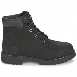 Bottine à lacets pour junior en noir 6-inch