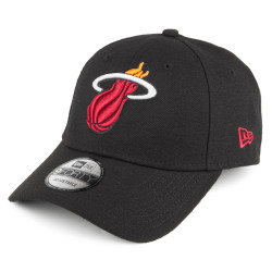 Casquette adulte Réglable 9FORTY Miami Heat The League Noir