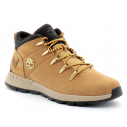 Basket mi-haute à lacets pour homme en jaune Sprint Trekker