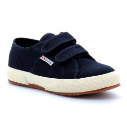 Tennis basse à scratch pour enfant COTJSTRAP CLASSIC
