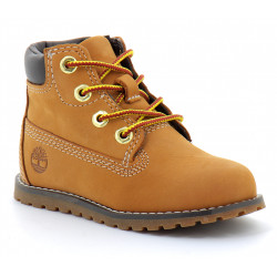 Bottines zippées pour enfant en jaune Pokey Pine