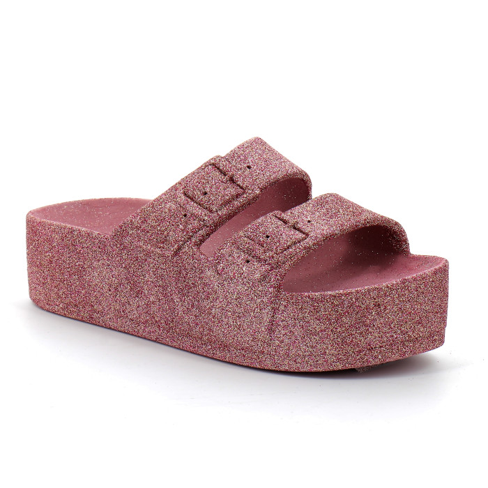 Sandales compensées à paillettes pour adulte CAIPIRINHA GLITTER