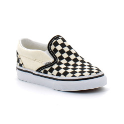 Chaussures basses sans lacets à elastique pour enfant Checkerboard Slip-On