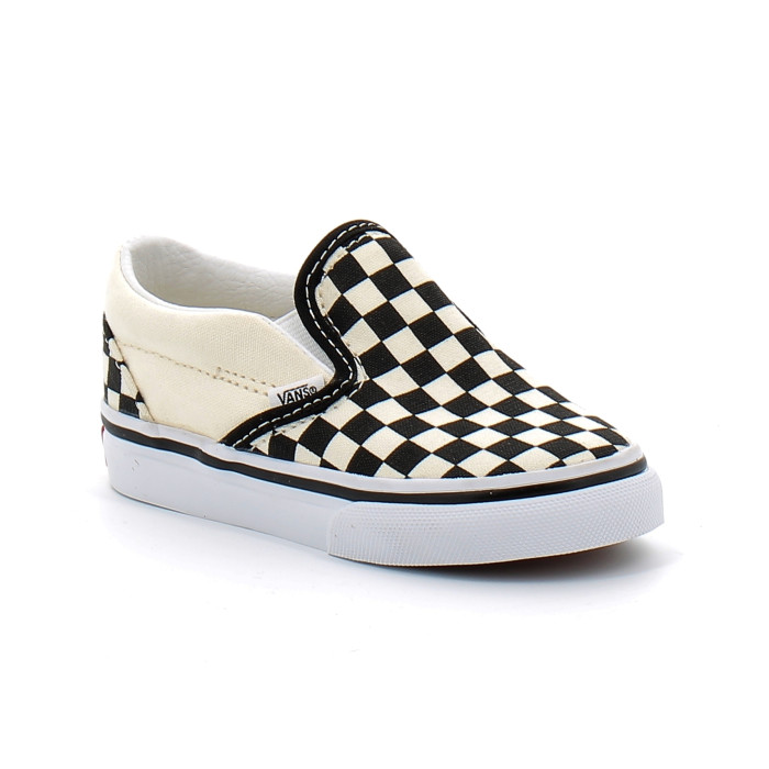 Chaussures basses sans lacets à elastique pour enfant Checkerboard Slip-On