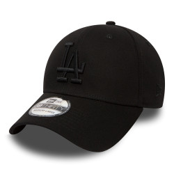 Casquette pour adulte 39THIRTY Stretch Fit LA Dodgers Essential Noir